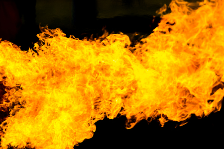 abstract background of blaze fire flame textureの写真素材
