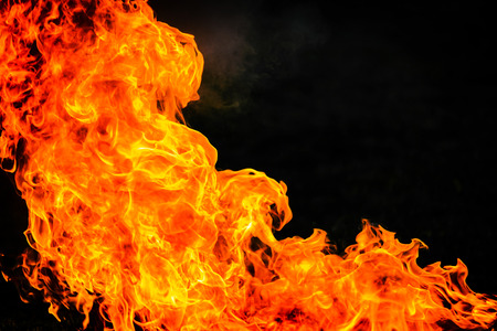 abstract background of blaze fire flame textureの写真素材