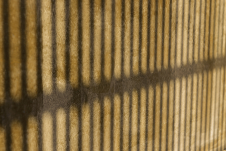 Abstract light and shadow of architecture detail on concrete wall