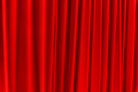 Red curtain - use for backgroundの写真素材