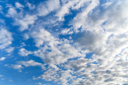 landscape of beautiful clouds with blue sky background