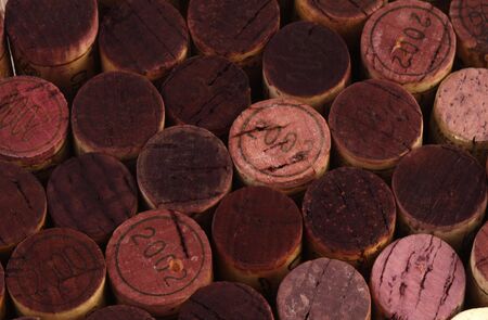 Dark red cork backgroundの写真素材