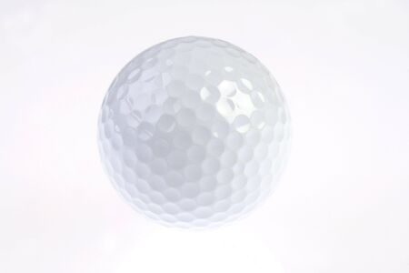 Golfball on whiteの写真素材