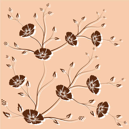 flowers patternのイラスト素材