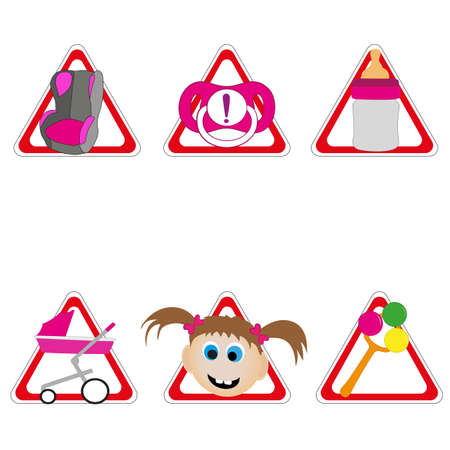 sing safety on carsのイラスト素材