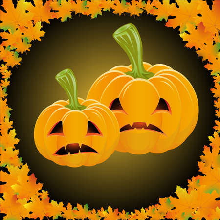 Pumpkin for Halloweenのイラスト素材