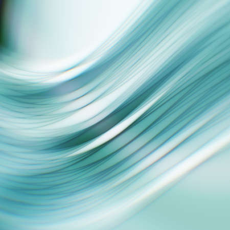 blue waveの写真素材