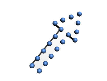 blue arrow