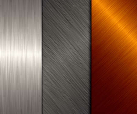 gold and silver metalの写真素材