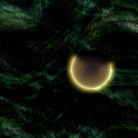 planet in space