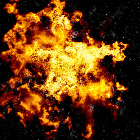 nebula explosionの写真素材