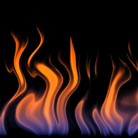 red flame background