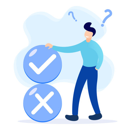 Flat style vector illustration, unfinished unfinished filling, marking important dates and tasks, team thinking and brainstorming, company information analytics - vector. Decision-making.のイラスト素材