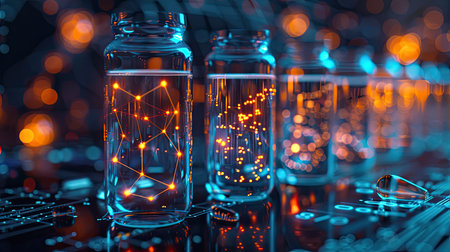 Medicine and science concept backgroundの素材