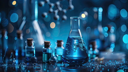 Medicine and science concept backgroundの素材