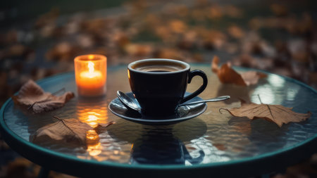 Autumnal Coffee Breakの素材