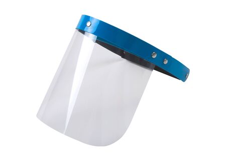 coronavirus face protection visorの写真素材