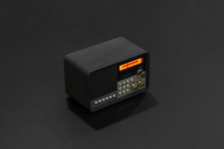 wooden nostalgia radioの写真素材