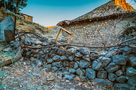 Iraqi countryside in Fall season near Erbil cityの写真素材