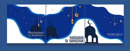Ramadan Social Media Post design. A good template for advertising on social media. Perfect for social media posts, background, and web banner internet ads
のイラスト素材