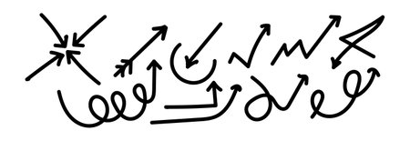 Set of black vector arrows. Arrows icon. Arrow vector icon. Arrows vector collection. Flat style Arrows in different directions isolated on white background.
のイラスト素材