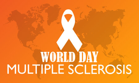 World Multiple Sclerosis Day. 30 May. Holiday concept. Template for background, banner, card, poster
の写真素材