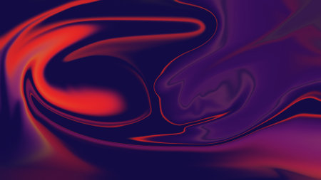 Abstract background of the red and black liquid. 3d rendering, 3d illustration.