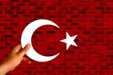 Turkey and Turkish Flag, Turkish Flag Design Studyの写真素材
