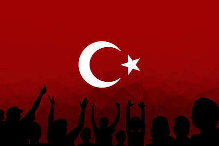Flag, Turkish Flag, Turkeyの写真素材