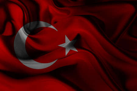 Turkish Flag, Flag, Turkeyの写真素材