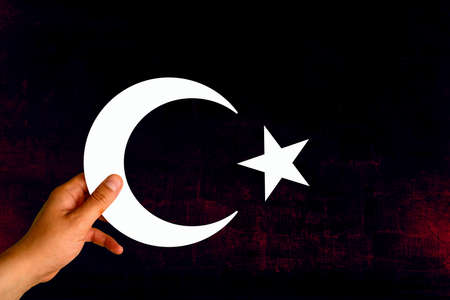 Turkish Flag, Flag, Turkeyの写真素材