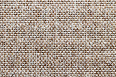 Natural fabric linen texture for design, sackcloth textured. Brown canvas background. Cotton.