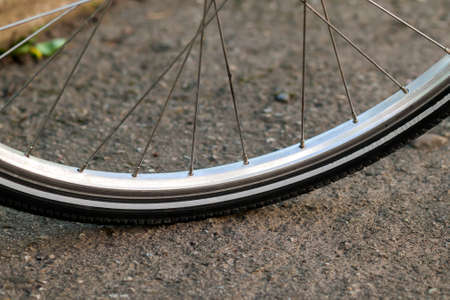 Bicycle Parts. Selective focus close-upの写真素材