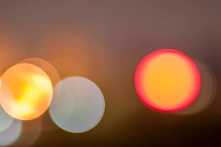 Circles of different soft color bokeh for usage as background