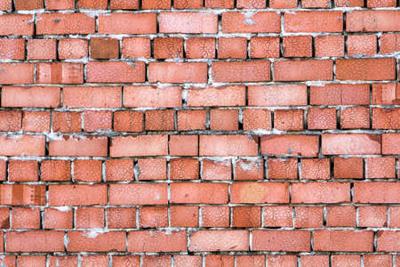 Yellow wall made from bricks for background usage