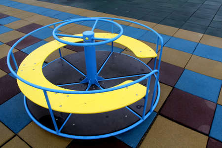 Detail image of an element of children playground in kindergartenの写真素材
