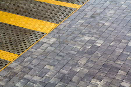 Grey tiles background. Classic tile wall texture for interior. Seamless texture. Pattern background.の写真素材