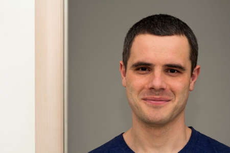 Portrait of a handsome young man