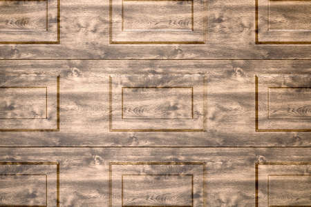 Rustic brown wooden background texture. Old vintage real natural planked wood. Free text copy space texture background.の写真素材