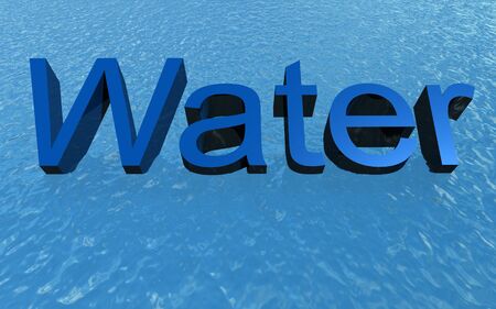 Logo Waterの写真素材
