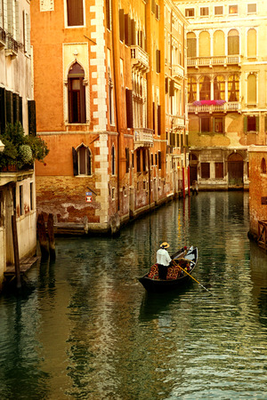 Gondola in Veniceの写真素材