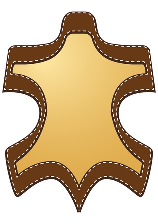 Leather Label のイラスト素材