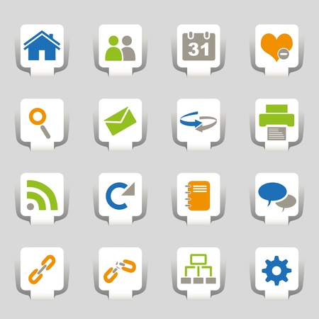 Web icons part 1のイラスト素材