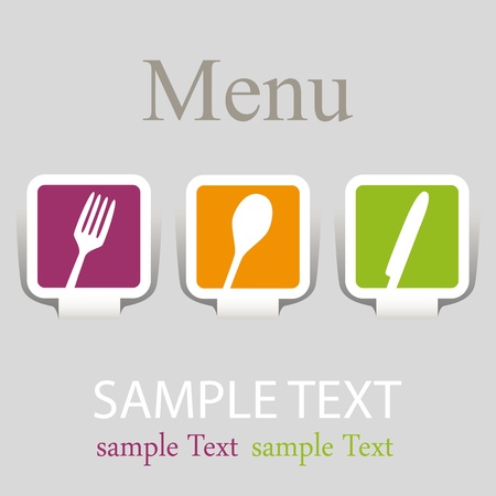 Menu Iconsのイラスト素材