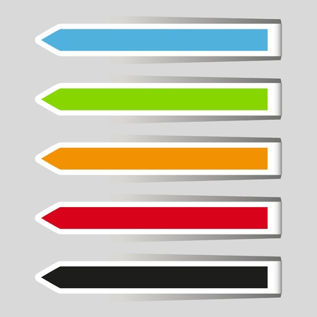 Vector arrowsのイラスト素材