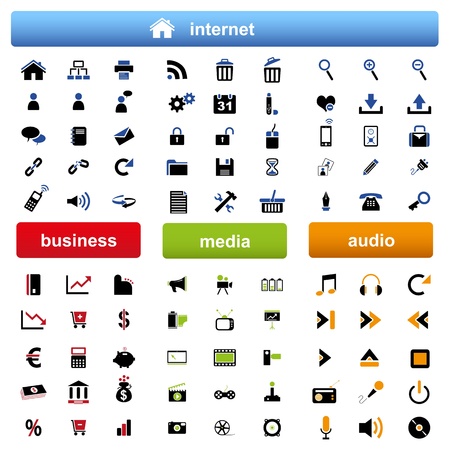 web iconsのイラスト素材