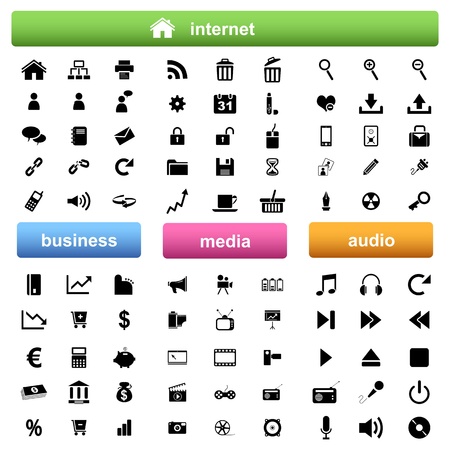 web iconsのイラスト素材