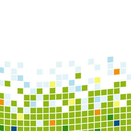 Abstract Squares Background のイラスト素材