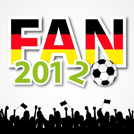 Soccer Fan 2012 のイラスト素材
