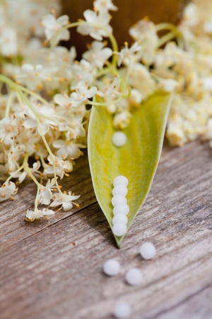 homeopathic pillsの写真素材